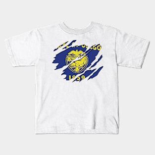 Rip Away Oregon Flag Kids T-Shirt